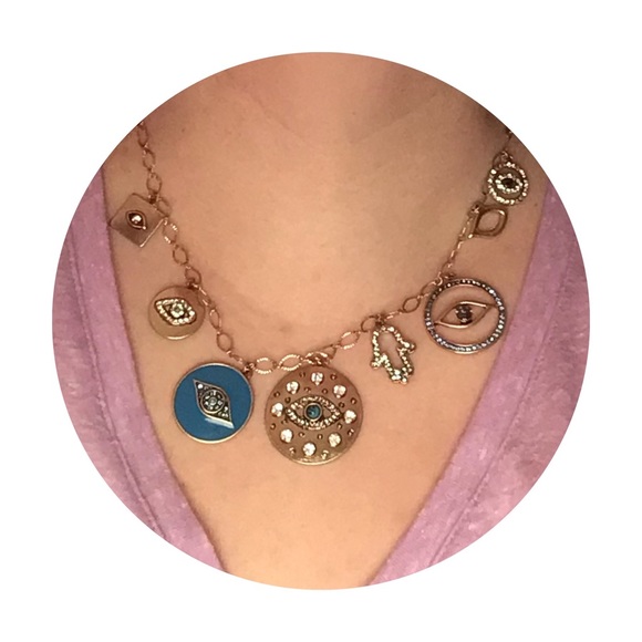 Evil Eye Charm Necklace - Picture 5 of 9